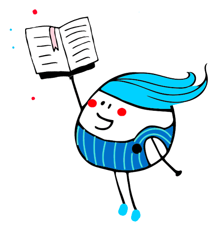 La mascotte de L'Opéra Buissonnier plongée dans la lecture